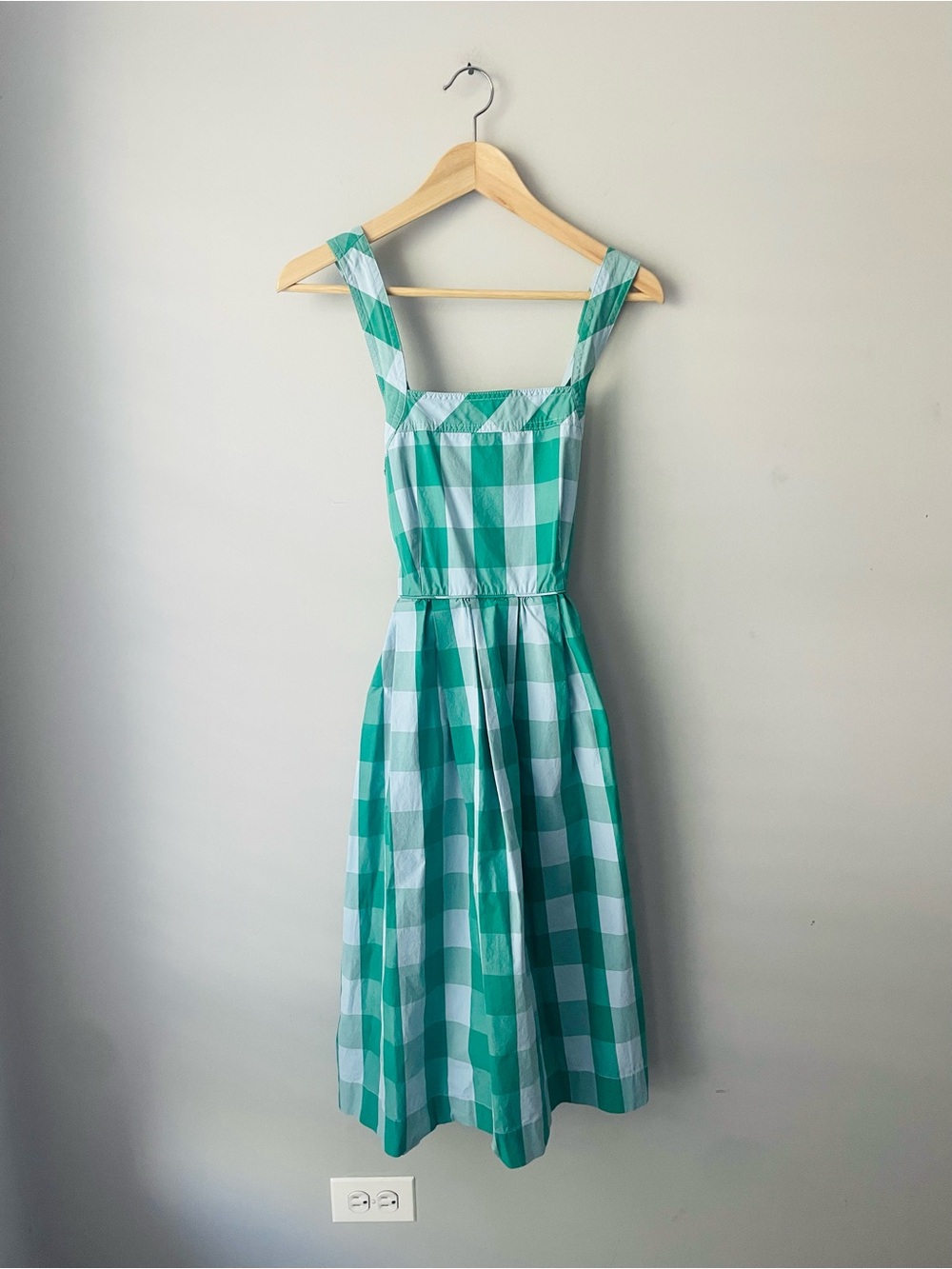 J. Crew Gingham Midi Dress - Picture 2 of 7